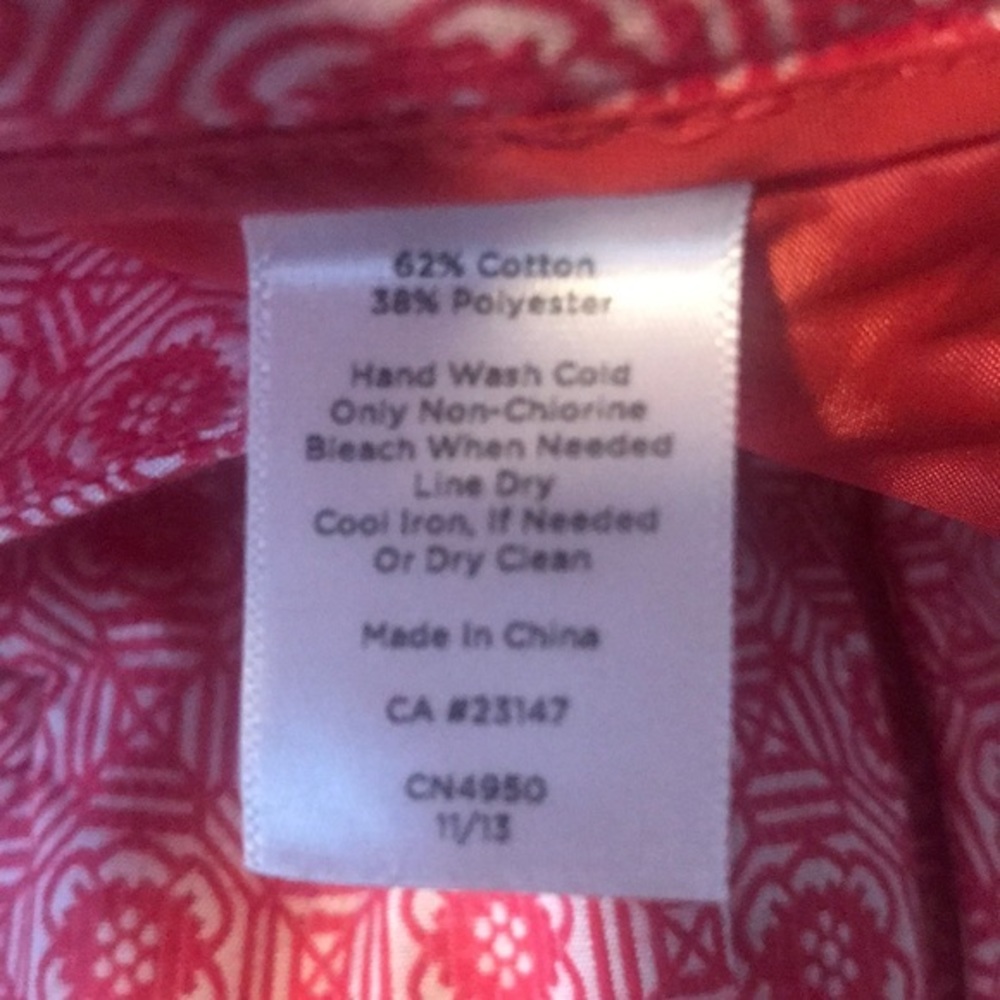 Talbots Detailed Patterned Pants Pockets - image 7